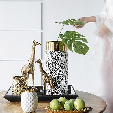 5.3x11.8" Ceramic Vase