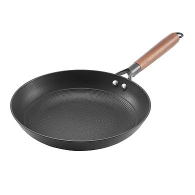 3 Piece Cast Iron Skillet Frying Pan Set 8 10 12 in Pre-Seasoned Nonstick Black