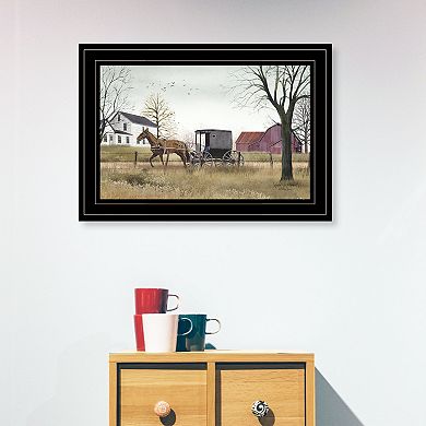 "Goin' to Market" By Billy Jacobs, Ready to Hang Framed Wall Art Print, Black Frame