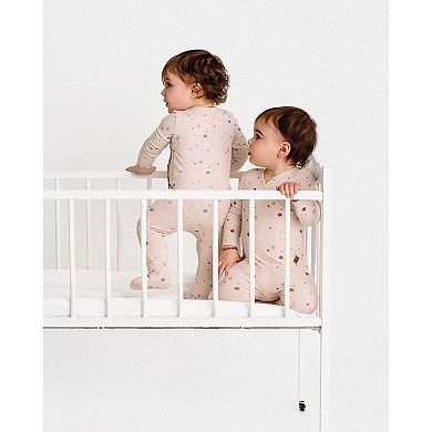 Baby and Toddler Ribbed Star-Studded Footie
