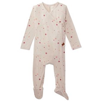 Baby and Toddler Ribbed Star-Studded Footie