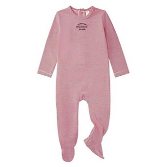 Baby and Toddler "Generation MiniMoi" Stretchy Mini-Striped Cotton-Rich Footie