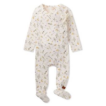 Baby and Toddler Girls Pointelle "Pretty Petals" Footie