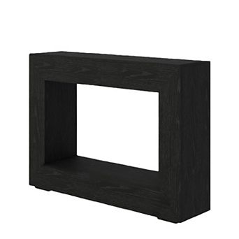 Rustic Farmhouse Console Table 47” Entryway Sofa Table with Open Shelves