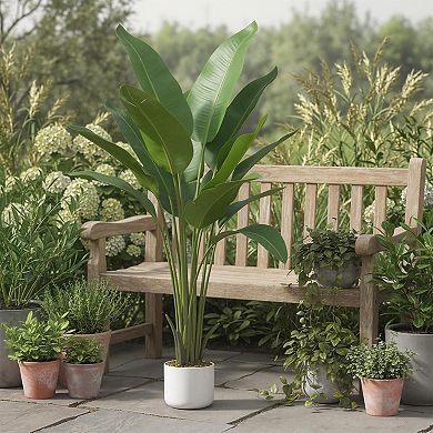 3.8FT Artificial Bird of Paradise with Planter