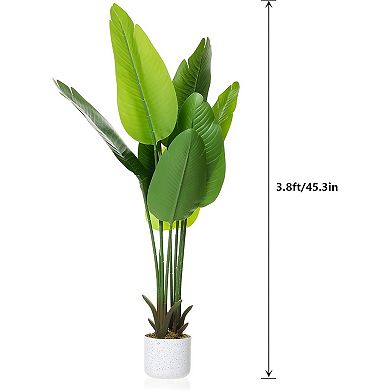 3.8FT Artificial Bird of Paradise with Planter