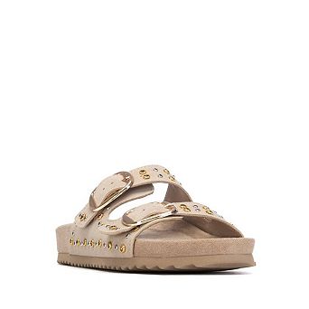 XTI Women's Cork Footbed Double Strap with Buckle Sandals 145066