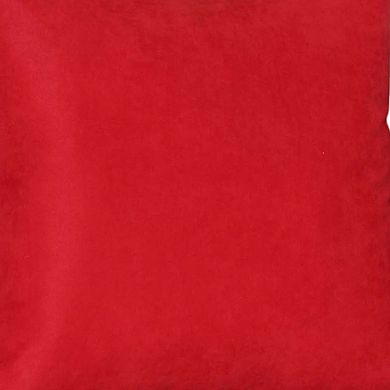 HomeRoots Set of Two 26" Red Euro Throw Pillow Covers