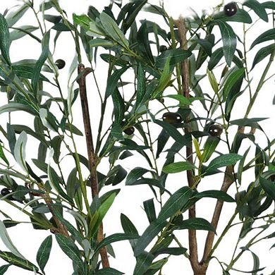 Tall Artificial Olive Tree Realistic Fake Olive Tree With Adjustable Branches