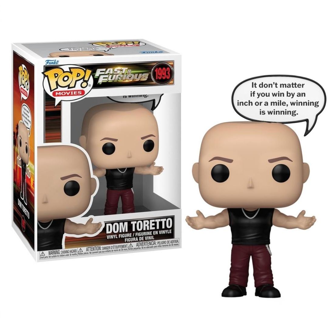 Детская фигурка Funko Pop! Fast & Furious: Dom Toretto #1993 — фото 1