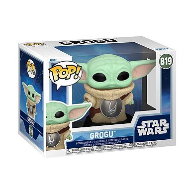 Funko Pop! Star Wars, The Madalorian: Grogu w Crest #819