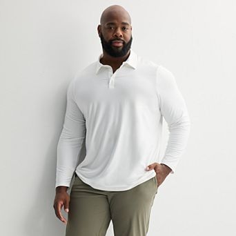 Big & Tall FLX Wander Luxury Soft Long Sleeve Polo