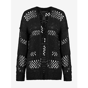 Women's Plus Size Lightweight Cardigan Long Sleeve Open Front Sweater