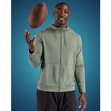 Clique Dash Recycled Mens Full Zip Hooded Sweatshirt