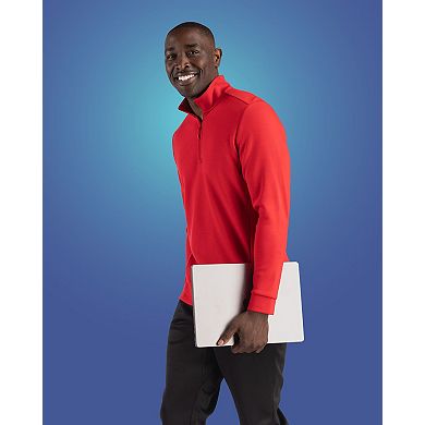 Clique Haven Recycled Mens Quarter Zip Sweatshirt