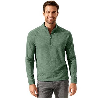 Clique Dash Recycled Mens Quarter Zip Sweatshirt