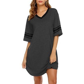 Ekouaer Pajamas Set Button Down Pajama Shirt and Pants Set Long Sleeve Lounge Set Two Piece