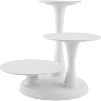 Elegant 3 tier Pillar Stand, Cupcake & Dessert Display for Special Occasions