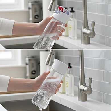 Glass Salad Dressing Shaker with BlenderBall Wire Whisk, Leak-Proof Mixing Bottle for Vinaigrettes