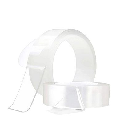 Double Sided Nano Gel Grip Tape Washable Reusable Strong Adhesive Tape