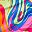 Black Pink Art Stripe