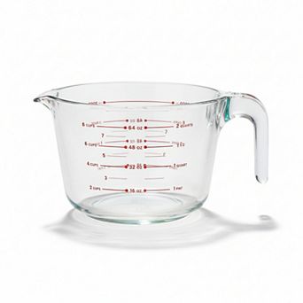 Large Glass Measuring Cup 8 cup for Kitchen Mixing Bowl
