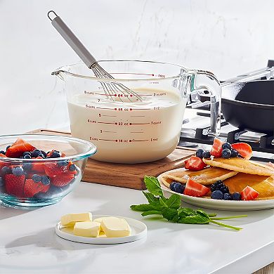 Large Glass Measuring Cup 8 Cup for Kitchen Mixing Bowl