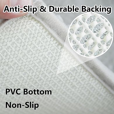 Bathroom Rugs Sets 2 Piece, Extra Soft Chenille Bath Mat Absorbent Bathroom Rug, Bathroom Mat