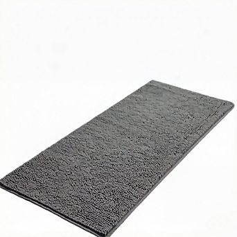 Bathroom Rug Shaggy Bath Mat, Washable Non Slip Bath Rugs for Bathroom Shower, Soft Plush Chenille