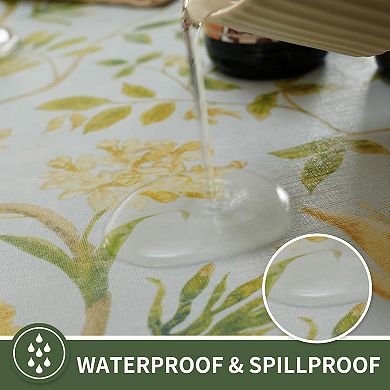 Rectangle Table Cloth,Waterproof Tablecloth Oil Proof Spill Proof Vinyl Table Cloth, 52" x 70"