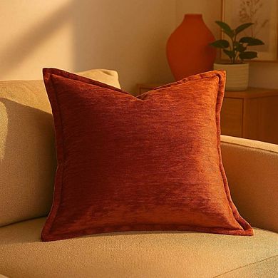 Homey COZY Velvet Throw Pillow Rose Copper Elegance Soft Luster