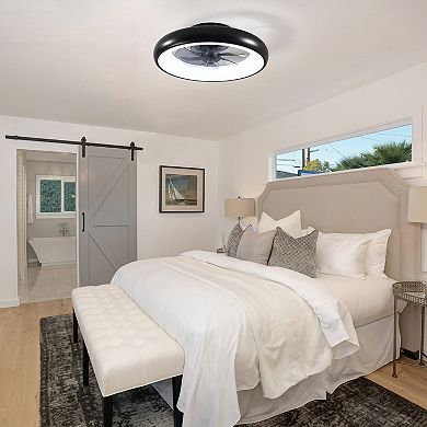 19 Pumpkin Lamp Indoor Fan Light with Remote Control Dimmable