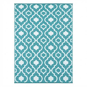 Modern Double Layer Moroccan Outdoor Plastic Mat