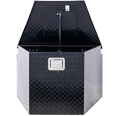 29 in Aluminum Truck Tool Box Heavy Duty Pickup Trailer RV Storage Box with Lock Waterproof