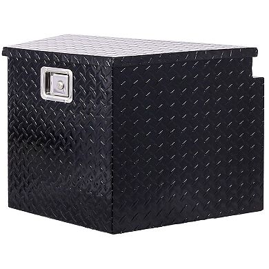 29 in Aluminum Truck Tool Box Heavy Duty Pickup Trailer RV Storage Box with Lock Waterproof