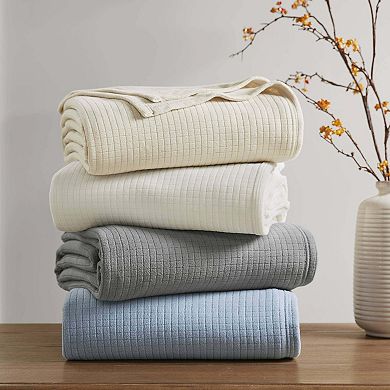 Soft Grid Pattern Blanket