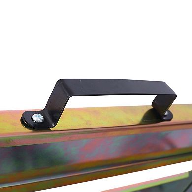30 in Welding Table Steel Workbench with Wheels Folding Adjustable Height & Angle Work Table