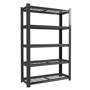 VIYET - 72"H 5 tier Heavy Duty Garage Shelving - Adjustable Storage