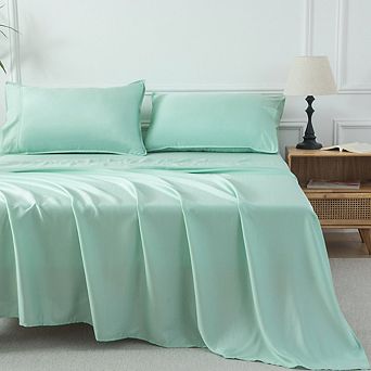 Tencel Lyocell 300 Thread Count Cooling Sheet Set with 16" Deep Pocket