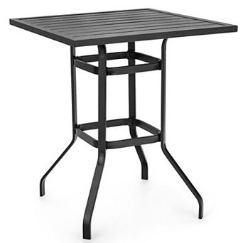 32" Square Steel Bar Table with 180 lbs Capacity