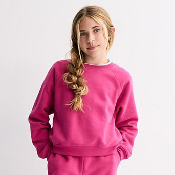 Girls 7-16 Tek Gear® Easy Crew Sweatshirt