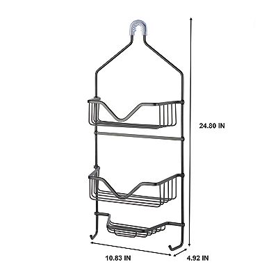 Bath Bliss 3-Tier Aluminum Shower Caddy