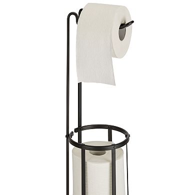 Bath Bliss Aluminum Toilet Paper Reserve & Dispenser
