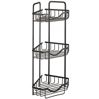 Bath Bliss 3 tier Aluminum Bath Shelf Organizer