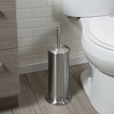 Bath Bliss 3-Piece Trash Can, Toilet Brush & Plunger Bathroom Accessory Set