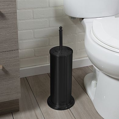 Bath Bliss 3-Piece Trash Can, Toilet Brush & Plunger Bathroom Accessory Set