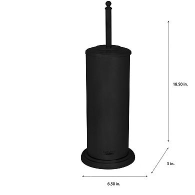 Bath Bliss 3-Piece Trash Can, Toilet Brush & Plunger Bathroom Accessory Set