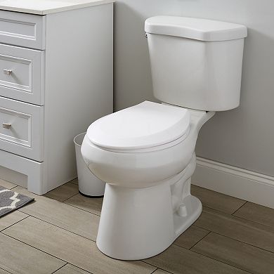 Bath Bliss Deluxe Beveled Round Toilet Seat