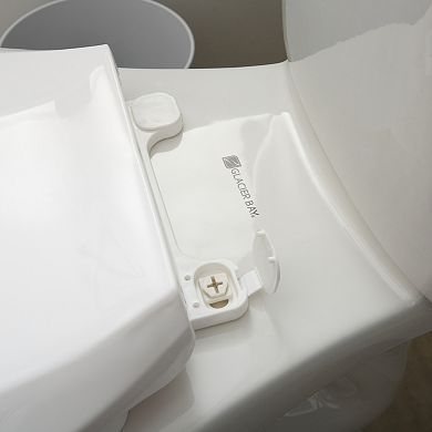 Bath Bliss Deluxe Beveled Round Toilet Seat