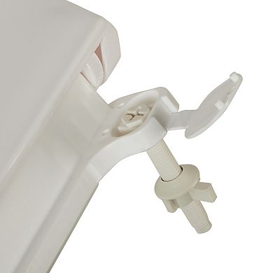 Bath Bliss Deluxe Beveled Round Toilet Seat